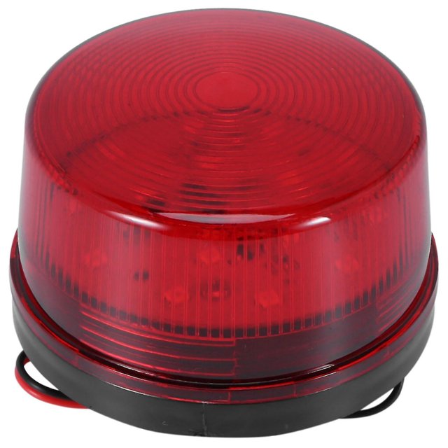 La alarma 12v llevó la luz estroboscópica intermitente para el sistema de alarma de seguridad para el hogar rojo