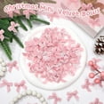 thumbnail image 3 of Dalrosia 120PCS Mini Christmas Velvet Bows for Crafts Xmas Twist Tie Bows Ribbon Bowknot Christmas DIY Craft Sewing Scrapbooking Gift Wrapping, 3 of 7