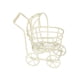 thumbnail image 5 of Cochecito de bebé para casa de muñecas a escala 1:12, decoración para casa de muñecas, dioramas, accesorios fotográficos, escenas para guardería. beige, 5 of 8