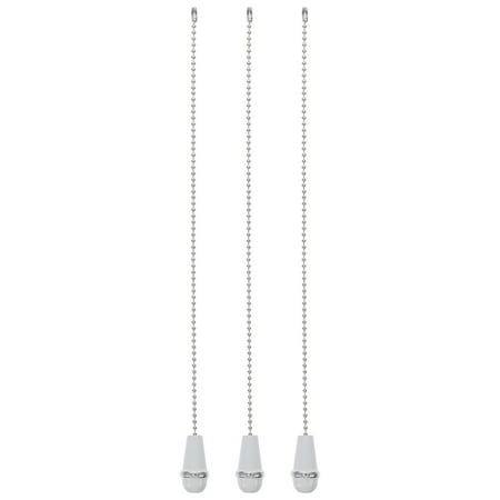 

Yongwei Ceiling Fan Chain 3pcs Wooden Chandelier Lamp Fan Chains Extension White