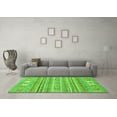 thumbnail image 3 of Ahgly Company Indoor Rectangle Abstract Green Modern Area Rugs, 7' x 9', 3 of 4