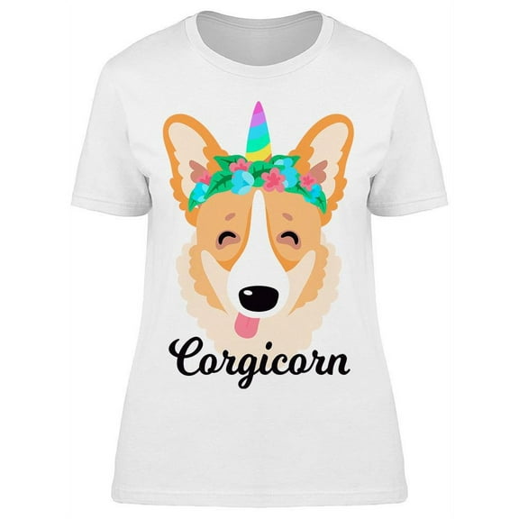 Corgi-corn! T-Shirt Women -Image by Shutterstock, Female x-Large