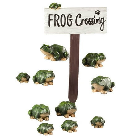 Resin Frog Crossing Set By Fox River Creations Walmart Com