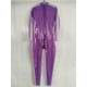 thumbnail image 2 of Cómodo Catsuit de látex 100%, goma Anzug Gummi, púrpura, blanco, Ganzanzug, cremallera en la entrepierna, 0,4mm S-XXL, 2 of 4