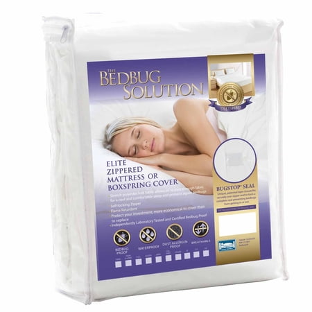 Elite Bed Bug Proof, Dust Mite Proof, Waterproof, Breathable Mattress Encasing / Protector / Cover, Twin 39" x 75" / 9"
