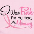 thumbnail image 2 of CafePress - Pink For My Hero 3 MOMMY Infant Bodysuit - Baby Light Bodysuit, Size Newborn - 24 Months, 2 of 4