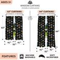 thumbnail image 4 of Juego de cortinas para ventana Franco Jurassic World, 210 x 160 cm, 4 of 6
