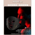 thumbnail image 6 of Homechoose 100 LED Red Light Therapy Face Mask, 4 Color Photon Skin Care for Wrinkles and Acne, Portable Cordless, Eye Protection, 6 of 9