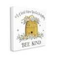 thumbnail image 3 of Stupell Industries Bee Kind Encouraging Phrase Floral Decorated Hive Graphic Art Gallery Wrapped Canvas Print Wall Art, Design by Deb Strain, 3 of 7
