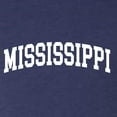 thumbnail image 6 of Wild Bobby State of Mississippi College Style Women Tri-Blend Racerback Tank Top, 6 of 6