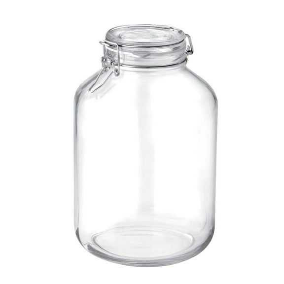 DyGTyX 5L Swing Top Large Glass Fido Canning Jar