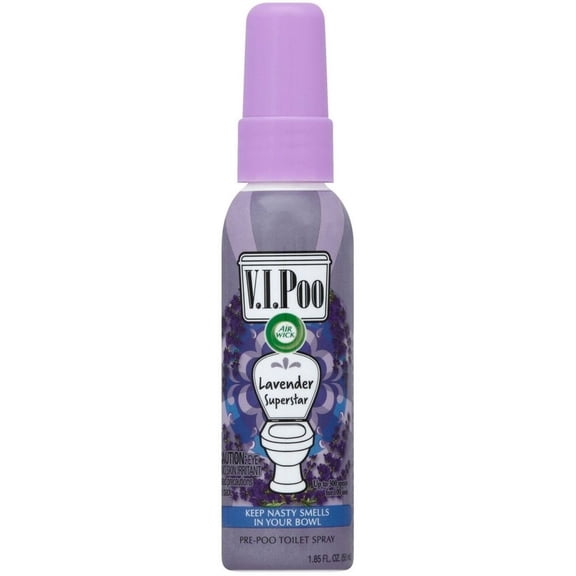 Air Wick V.I.Poo Toilet Perfume Lavender Superstar, 1.85 oz (Pack of 6)
