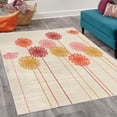 thumbnail image 2 of Dandelion Decorative Rug, Abstract Wildflower Silhouettes Botanical Inspirations Meadow in Summer Season, Quality Carpet for Bedroom Dorm and Living Room, 6 Sizes, Mustard, by Ambesonne, 2 of 4