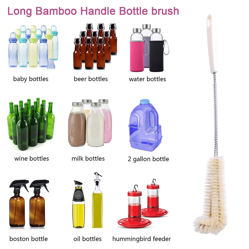 Famure CleanerDish brush Water Bottle Brush Cleaner Lshape Cleaning