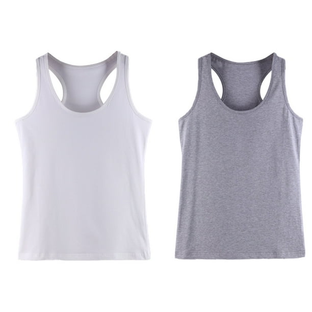 Camisola para mujer, algodón, suave y cómoda camiseta sin mangas, para regalo de mujeres y niñas