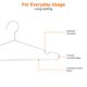 thumbnail image 5 of Amazon Basics - Ganchos de acero inoxidable para ropa, paquete de 50, 5 of 7