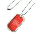 thumbnail image 2 of Justice League Athletic Logo Military Dog Tag Pendant Necklace with Chain, 2 of 5