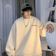 thumbnail image 4 of Sudadera con capucha estilo americano vintage con forro polar para hombre, holgada, moderna, de manga larga y cuello redondo, 4 of 5