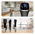 thumbnail image 3 of Aulonda Sous Vide Cooker vide Cooking Machine,1100 Watts Stainless Steel Immersion Circulator,Precision Cooker,with Temperature and Time Digital Display Control, 3 of 6