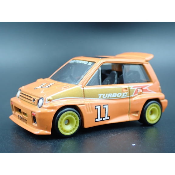 Open Box 1981-1986 HONDA CITY TURBO II 1:64 SCALE COLLECTIBLE DIORAMA DIECAST MODEL CAR