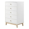 thumbnail image 5 of Alaterre Furniture MOD 35" W 5-Drawer Chest, White, 5 of 11