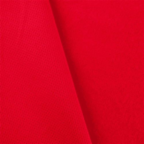 red double knit fabric