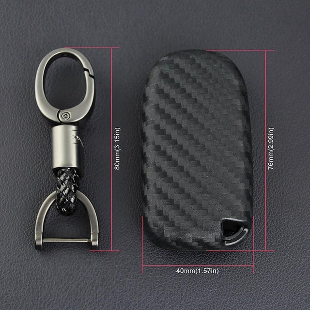 Funda de silicona duradera para llave de coche, ligera, para Jeep Dodge Chrysler Ndcxsfigh Accesorios para autos y motos