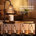 thumbnail image 6 of AOLIGO Candle Warmer Lamp, Tabletop with Timer and Dimmer, Adjustable Height, Flame-Free for Home Decor, Gift for Christmas, 6 of 9