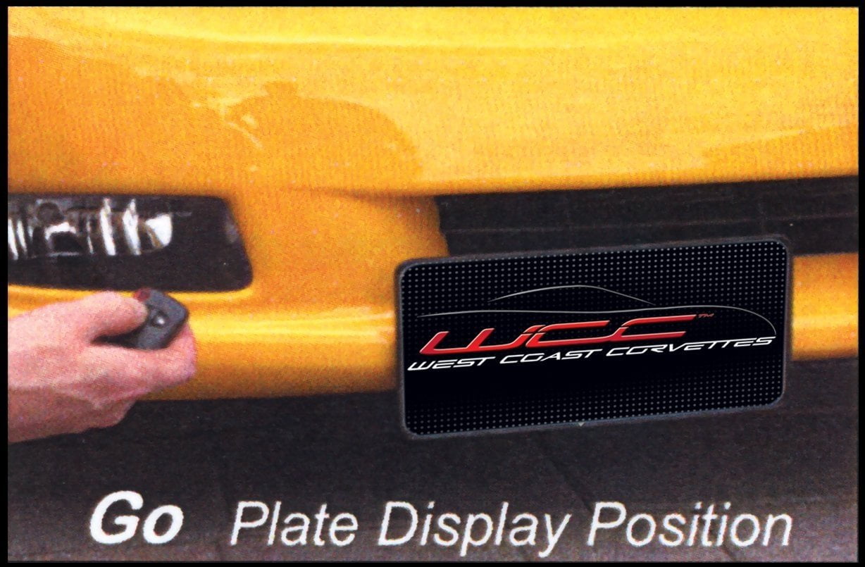 Show N Go Electric Powered License Plate Frame - Shows & Hides
