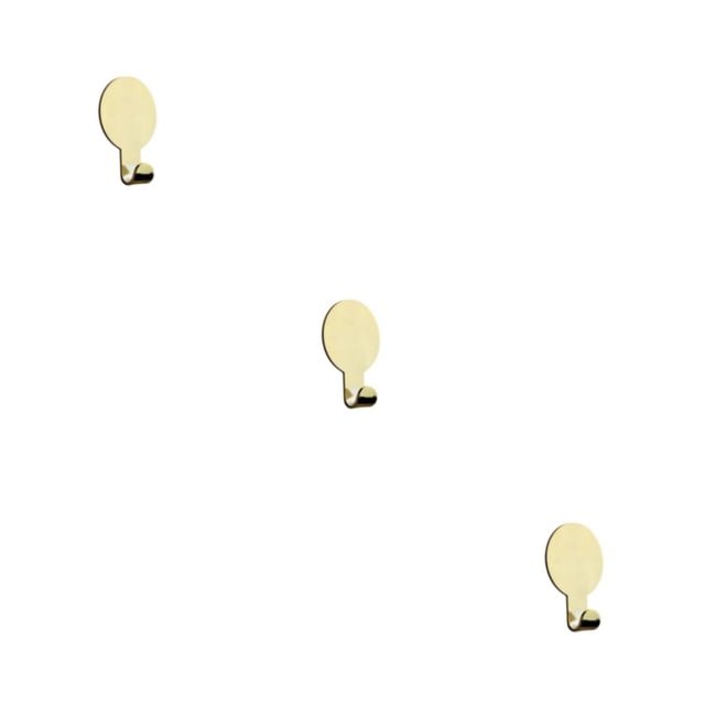 Moyic Gancho autoadhesivo Soporte colgante multiusos Soportes de ropa montados en la pared Accesorios de baño para el hogar Dorado Type1 NO1