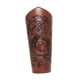 thumbnail image 3 of Brazaletes medievales Brazalete medieval Brazalete de cuero PU Muñequera para temática Marrón, 3 of 9