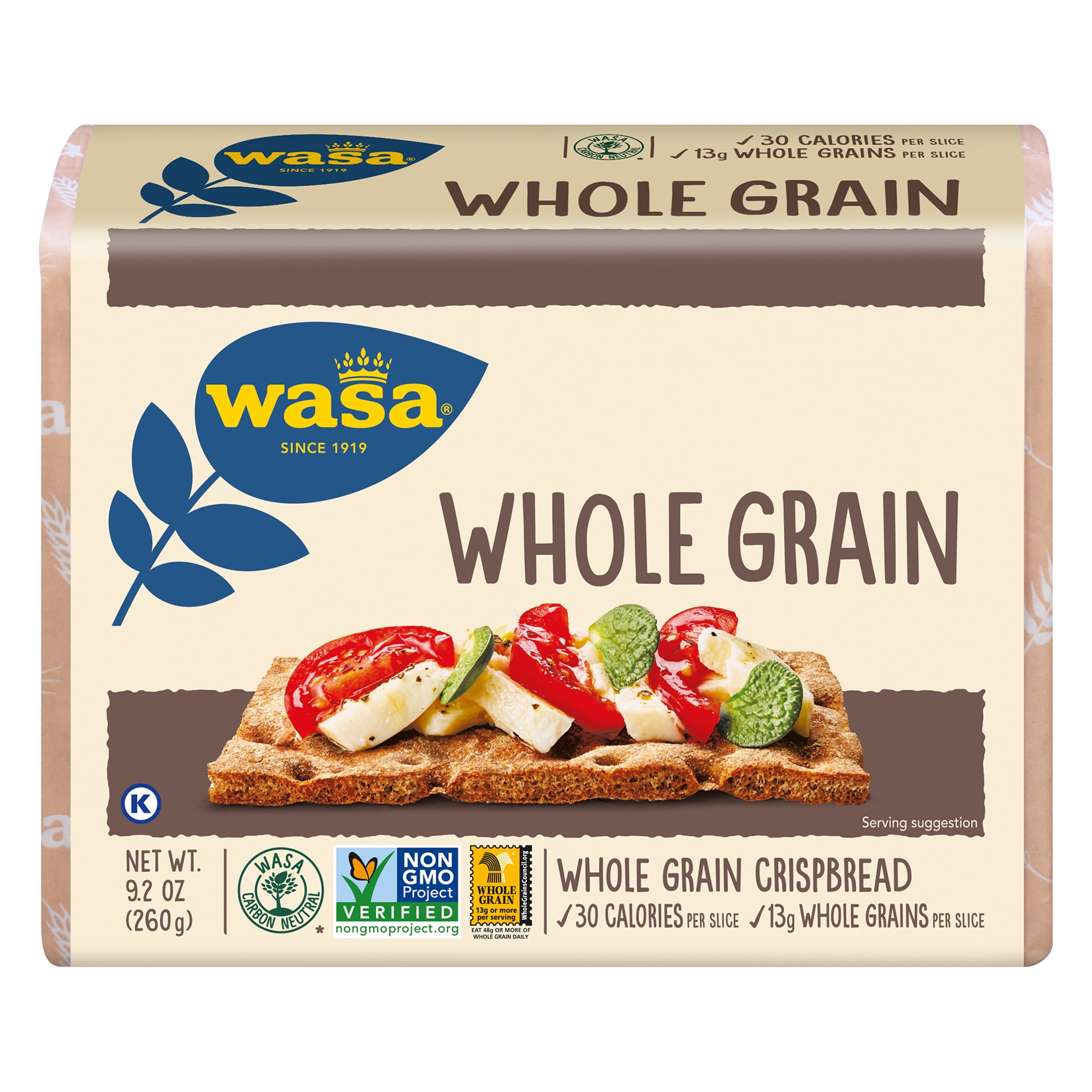 Wasa® Whole Grain Swedish Crispbread Crackers 9.2 oz