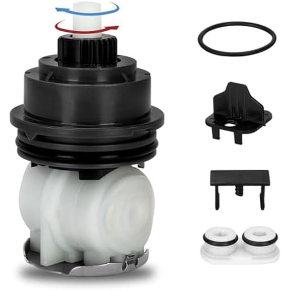 For Delta Shower Cartridge - Delta Faucet RP46463 for Delta Monitor 17 Series (2006-Present), RP46463 Delta Shower Cartridge Replacement, Fits Delta R10000 Series Valve with Seat and Adapter