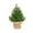 C, variant on Christmas Tree Snow Flocked Artificial Xmas Tree With In Linen Base, 19.6 Inches