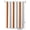 Burnt orange gray, variant on Fsddascl Burnt Orange Gray Striped Shower Curtain Set - Standard 72" x 72" Washable Bathtub Curtain with 12 Hooks, Farmhouse Stripe Art Waterproof Fabric Stall Shower Curtains for Bathroom/Bathtub