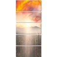 thumbnail image 2 of Saguaro Cactus At Colorful Sunset - Oversized Landscape Canvas Art, 2 of 3