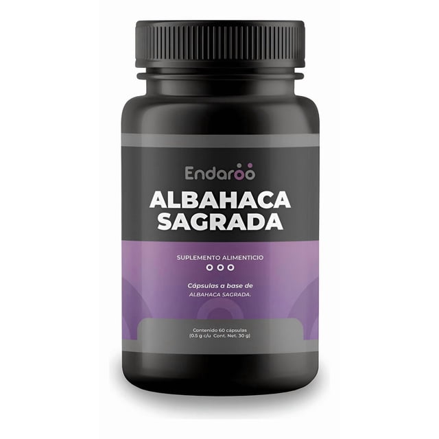 Albahaca Sagrada 60 Capsulas 500 Mg Tulsi Sin Sabor