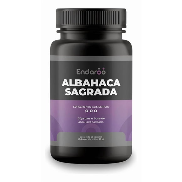 Albahaca Sagrada 60 Capsulas 500 Mg Tulsi Sin Sabor