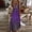 Purple, variant on Munlar Sleeveless Women's Slip Dress V Neck Dress Casual Printed Summer Maxi Dress