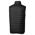 thumbnail image 3 of Men's Cutter & Buck Black San Francisco 49ers Rainier PrimaLoft Eco Insulated Full-Zip Puffer Vest, 3 of 3
