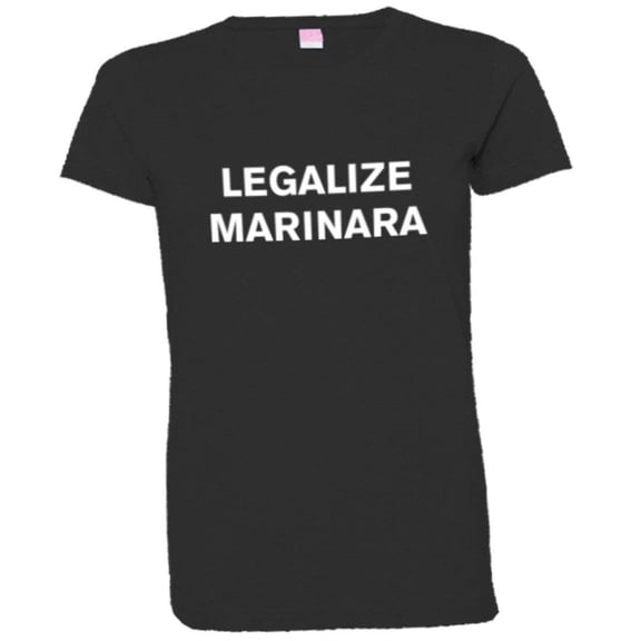 PleaseMeTees™ Womens Legalize Marinara Sauce Classic Meat HQ Tee