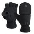 thumbnail image 1 of Guantes de invierno sin s guantes con tapa de invierno aislamiento cálido hombres mujeres Convertible Flip Top para correr deportes al XS, 1 of 8
