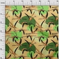 thumbnail image 3 of oneOone Rayon Yellow Fabric Flamingo Craft Projects Decor Fabric Printed By The Yard 56 Inch Wide, 3 of 5