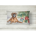 thumbnail image 4 of Carolines Treasures DAC1294PW1216 16 x 12 in. Unisex Fawn Boxer Christmas Fabric Decorative Pillow, 4 of 4