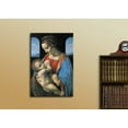 thumbnail image 2 of Madonna Litta by Leonardo da Vinci Giclee Canvas Prints Wrapped Gallery Wall Art | Stretched and Framed Ready to Hang - 12" x 18", 2 of 3
