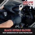 thumbnail image 2 of EPPCO Grease Bully 6-Mil Black Nitrile Gloves Disposable Powder Free, Latex Free Textured Superior Grip Glove for Mechanics, 2 of 6