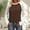 Brown, variant on Long Sleeve Shirts for Women Color Block Raglan Tops Casual Crewneck Basic Tees Spring Clothes 2026 Fashion Brown L