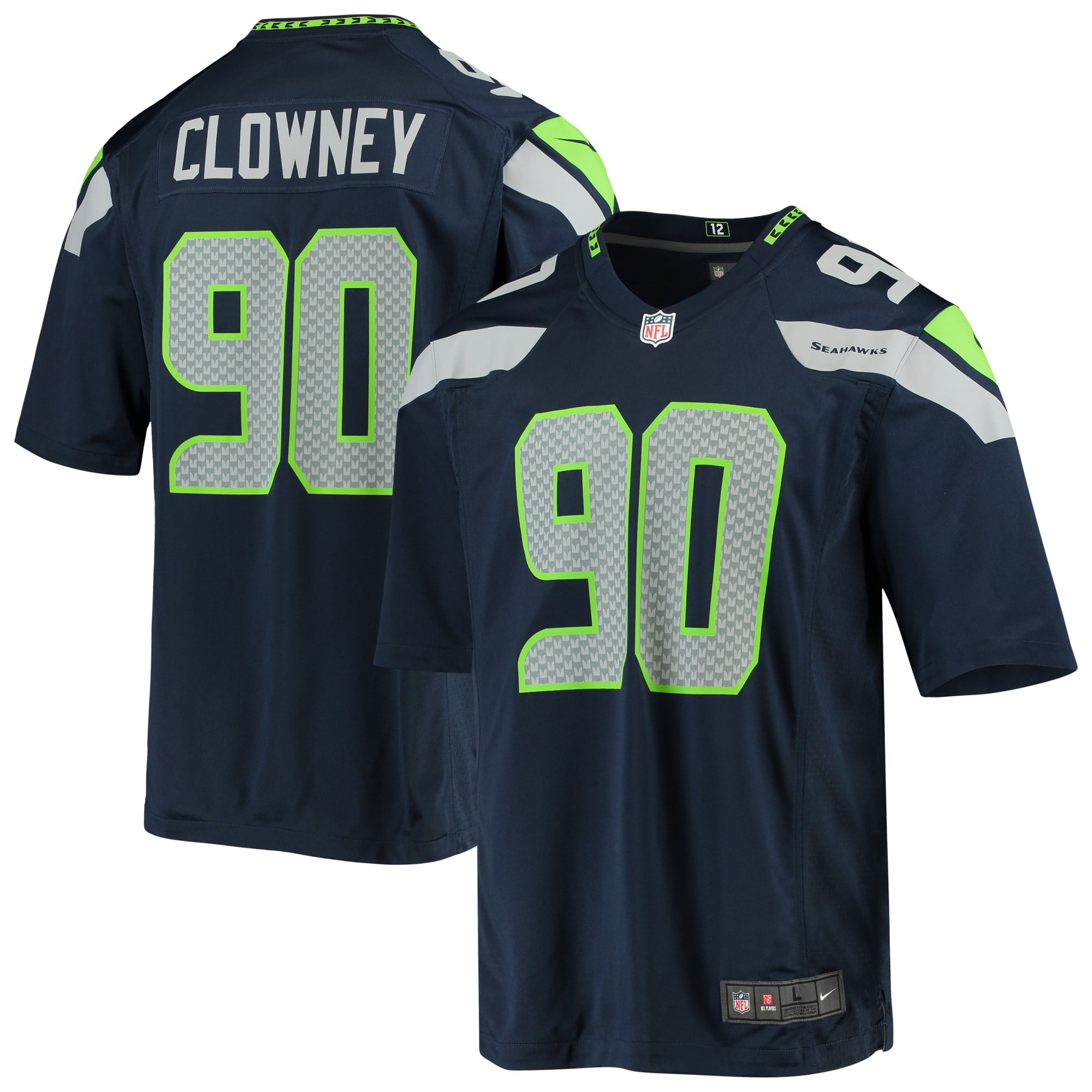 black seattle seahawks jersey