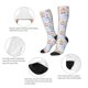thumbnail image 3 of Fotbe Cute Shark Calcetas Divertidas Estampadas para Hombre y Mujer, Calcetas de Algodón hasta la Rodilla para Caminar, Correr, Enfermería y Embarazo, 3 of 6