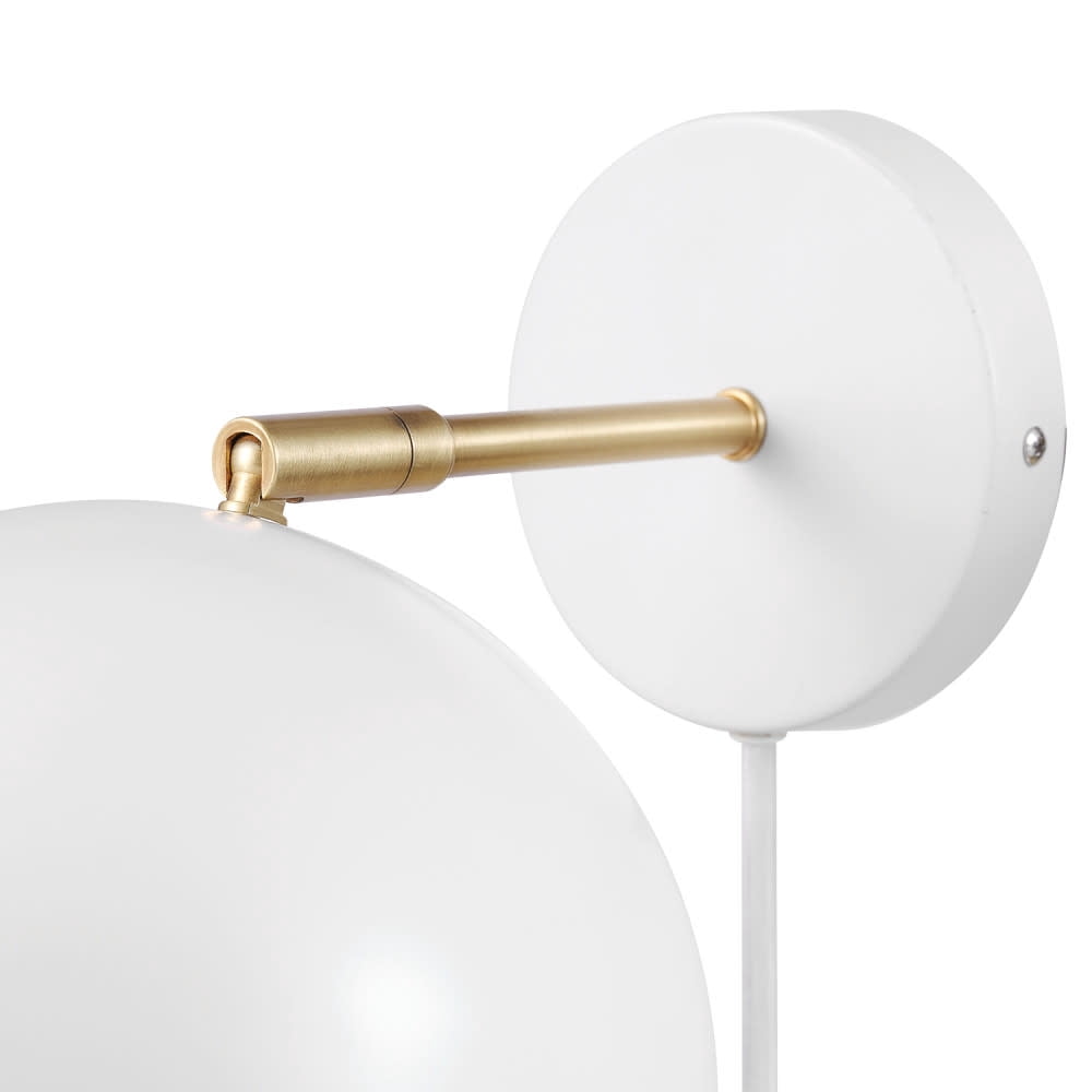 Globe Electric 91002529 Molly 9" Tall Hardwired Or Plug-In Wall Sconce - Satin Olive